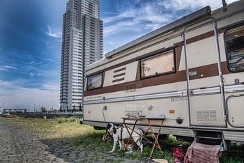 Caravan moestuin Allee du Kaai
