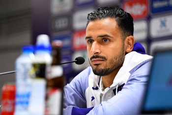 Nacer Chadli, persconferentie als nieuwe speler van RSC Anderlecht
