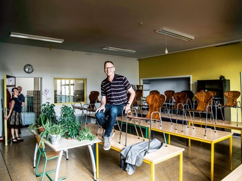 Lode Delputte, leraar Nederlands en Frans in het atheneum Brussel