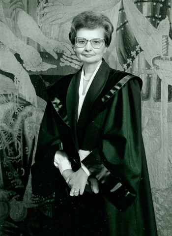 Els Witte, rector van de Vrije Universiteit Brussel (VUB) van 1994 tot 2000