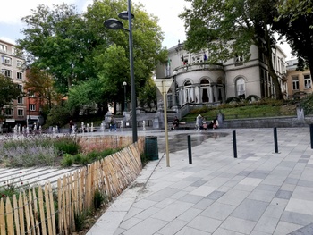 Het gemeentehuis van Elsene op het Fernand Cocqplein was ooit de woning van operazangeres Maria Mailibran.