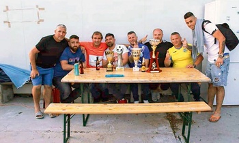 De Roemeense voetbalclub Bosanci in Brussel