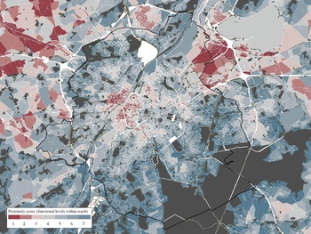 nabijheid en bereikbaarheid van Groen voor inwoners Brussel