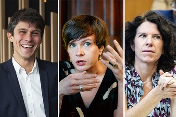 Montage kanshebbende Brusselministers Dalle Van Achter Debaets