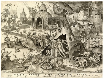 1679 Bruegel Luxuria print