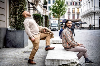 Youssef Kobo (CD&V) en Hassan Al Hilou (A seat at the table)