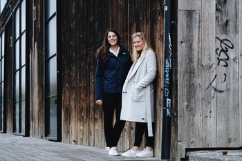 Marie-Noel Achkar en Ella Ameye (startup abel.care) ontwikkelden een thuistest voor SOA's chlamydia en gonorroe