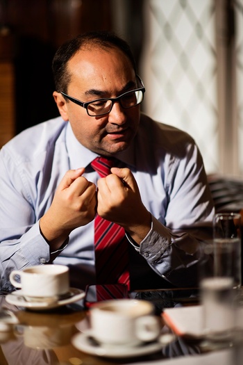 Ahmed Laaouej, PS-voorzitter en burgemeester van Koekelberg