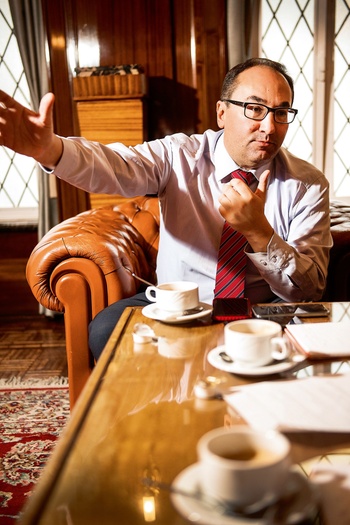 Ahmed Laaouej, PS-voorzitter en burgemeester van Koekelberg