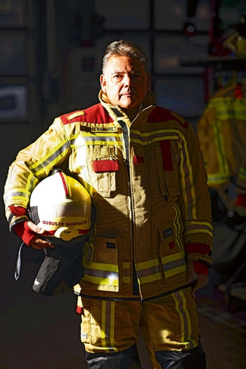 Tanguy du Bus de Warnaffe, baas van de Brusselse brandweer