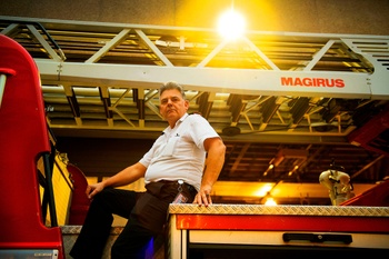 Tanguy du Bus de Warnaffe, baas van de Brusselse brandweer