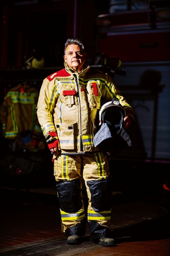 Tanguy du Bus de Warnaffe, baas van de Brusselse brandweer