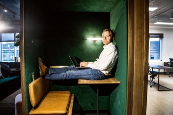 Thomas Cherlet, de nieuwe voorzitter van Young Voka Metropolitian