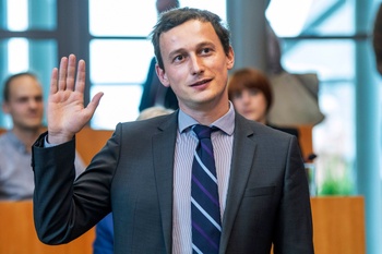 Mathias Vanden Borre (N-VA), gemeenteraadslid voor Brussel-Stad