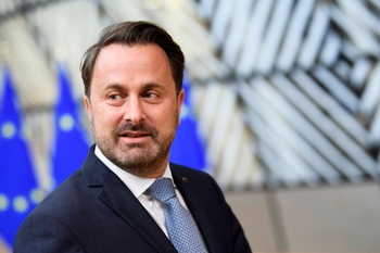 Xavier Bettel, premier van Luxemburg op de Europese top van 12 december 2019 in Brussel