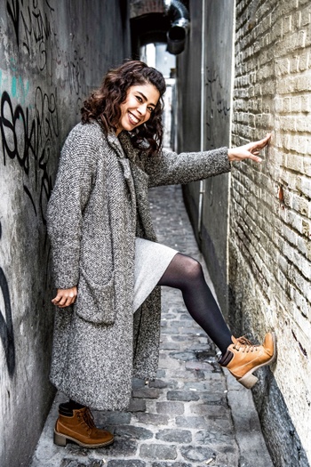 Nisma Alaklouk, Palestijnse schrijfster in Brussel