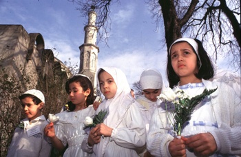 8 maart 1997: rouwplechtigheid voor Loubna Benaïssa in de Grote Moskee