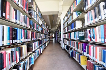 Bibliotheek op de VUB-campus in Etterbeek