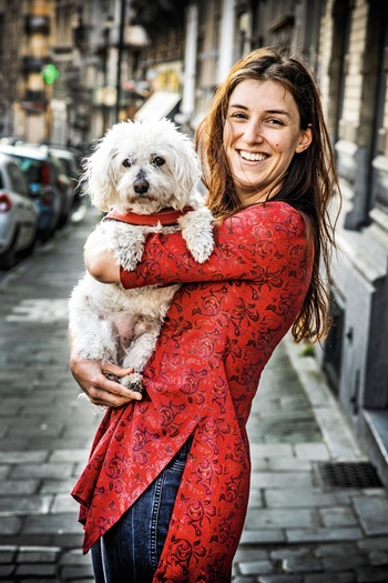 Adèle De Vestel, opvoedster in De Muze, het internaat van de GO! Kunsthumaniora Brussel in Laken