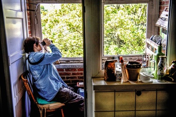 Martine Wauters volgt de vogeltrek boven Brussel