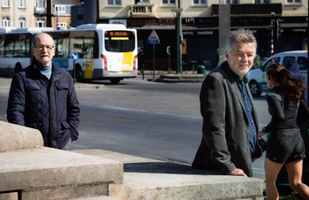 VUB-demograaf Patrick Deboosere en Johan Leman (vzw Foyer)