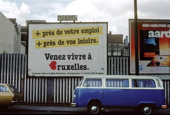 Zuidstraat Brussel-Stad Venez vivre à Bruxelles, een reclamecampgane in 1981