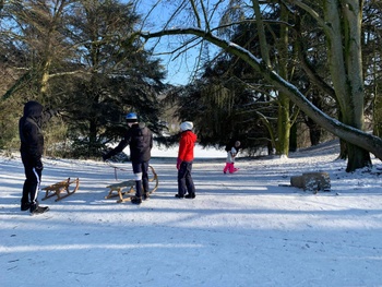 Sleepret in het Astridpark