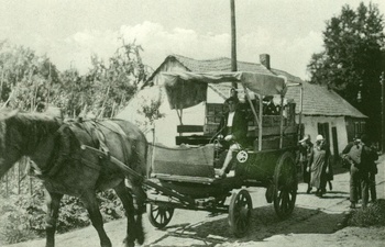 Naar de fruitmarkt in Schepdaal