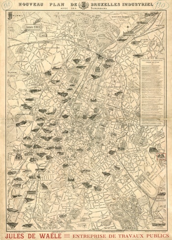 Industrieel plan Brussel 1910