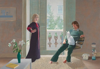 1770 David Hockney Mr and Mrs Clark and Percy