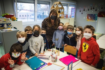 Kristel Derdelinckx, schooldirecteur basisschool De Bloeiende Kerselaar in Watermaal-Bosvoorde 5