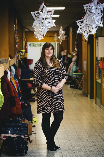 Kristel Derdelinckx, schooldirecteur basisschool De Bloeiende Kerselaar in Watermaal-Bosvoorde