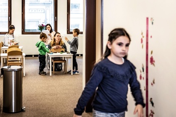 De Oekraïense School in de Belliardstraat