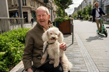 Ludo François woonde vroeger aan het Fontainasplein, maar verhuisde 22 jaar geleden naar de Anspachlaan