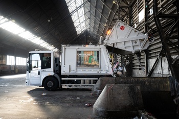 De afvalverbrandingsoven Brussel Noord in Schaarbeek