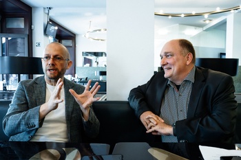 Bruno De Lille en Jurgen Wayenberg zijn algemeen directeur Scholengroep Sint-Goedele en Scholengroep Brussel