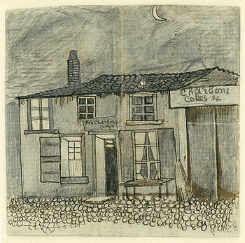 1852 BIG CITY Au charbonnage cafe Brussel Vincent Van Gogh