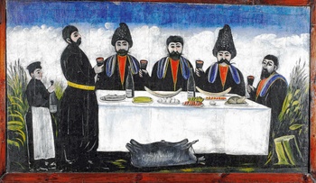 1860 SELECT EUROPALIA Niko Pirosmani The feast of four citizens