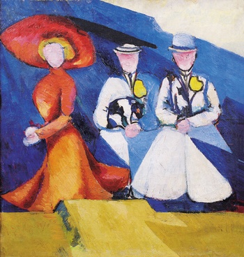 1862 SELECT Alexandra Exter Three Female Figures oil on canvas 1909-1910