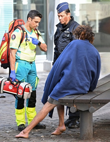 Daklozen in Brussel met psychiatrische problemen