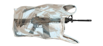 De ar-15, een semi-automatisch wapen (illustratie)