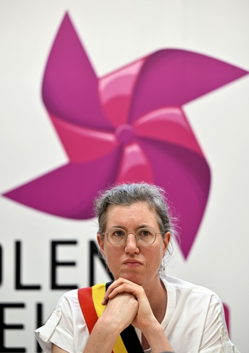 Catherine Moureaux (PS), burgemeester van Sint-Jans-Molenbeek