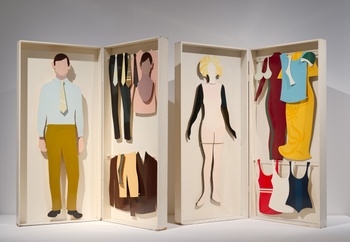 1875 SELECT Jef Geys Aankleedpop Man Dress-Up Doll Man 1966 Collection MuZEE Oostende Vlaamse Gemeenschap