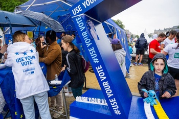 20km door Brussel op 26 mei 2024: aandacht voor de Europese verkiezingen van 9 juni 2024.