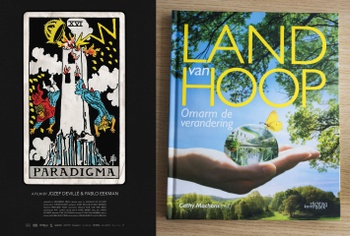 Film Paradigma affiche Jozef Deville Pablo Eekman en Land van Hoop van Cathy Macharis Montage BRUZZ