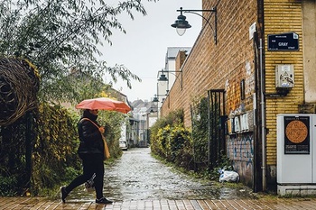 Mussengang bij Graystraat Elsene