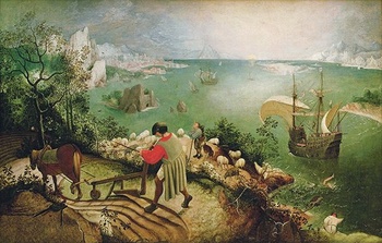 Pieter Bruegel de Oude De val van Icarus