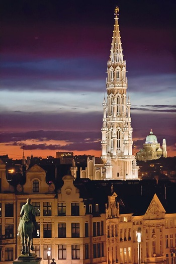 Toren stadhuis Brussel