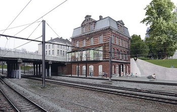 B architecten Station Laken