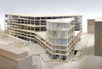 maquette VRT gebouw